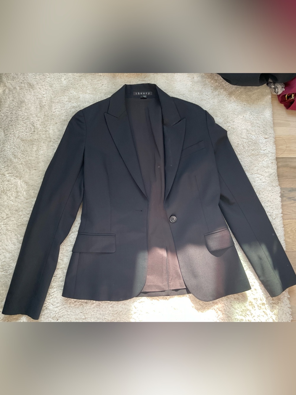 Theory Black Women's Blazer